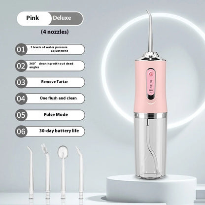PopZa Eco-Friendly Portable Water Flosser for Sustainable Oral Care