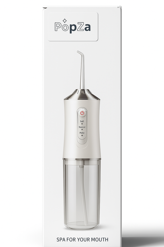 PopZa Eco-Friendly Portable Water Flosser for Sustainable Oral Care